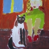 Даша Лытова. «Я играю с кошкой» (7 лет)
